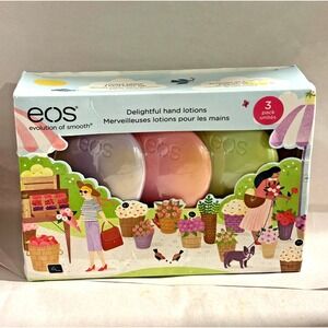 EOS Delightful Hand Lotion Gift Set 3 Pck Delicate Petals Berry Blossom Cucumber